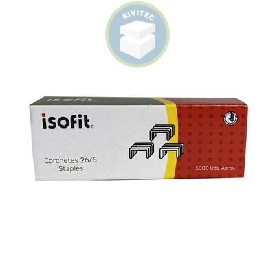CORCHETES 26/6 ISOFIT 5000 UNIDADES