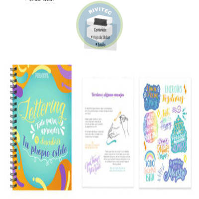 CUADERNO LETTERING 50 HJS