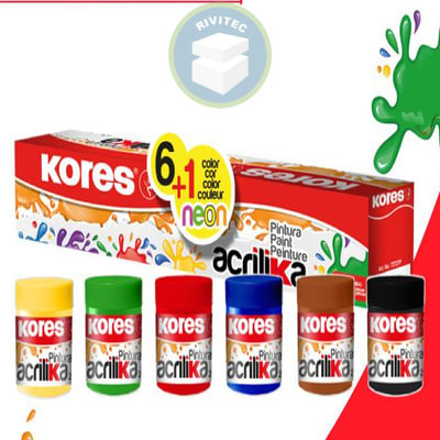 PINTURA ACRILICA 6+1(TIPO TEMPERA)