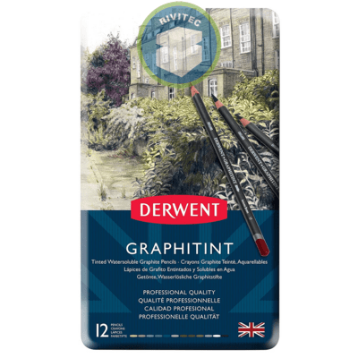 LAPIZ DE GRAFITO ENTINTADO GHAPHITINT 12 UNIDADES DERWENT