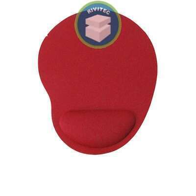 MOUSE PAD GEL APOYA-MUÑECA RED