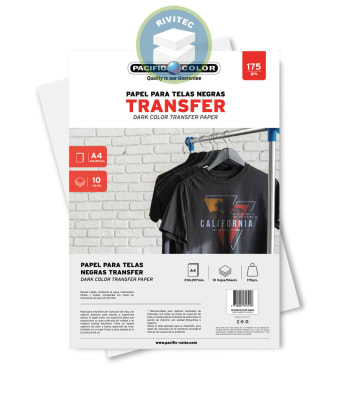 PAPEL TRANSFER TELA NEGRA