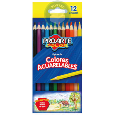 LAPICES DE COLOR ACUARELABLES PROARTE