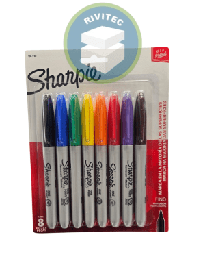 SET DE SHARPIE 8 COLORES