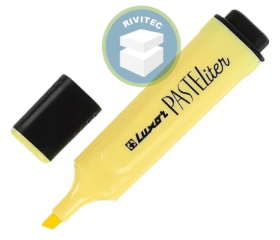 DESTACADOR AMARILLO PASTEL