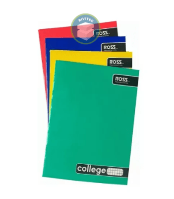 CUADERNO COLLEGE CUADRO 7 MM 80 HJ ROSS