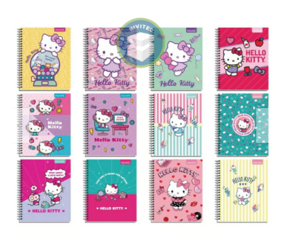 CUADERNO UNIVERSITARIO CUADRO HELLO KITTY