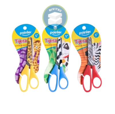 TIJERA CON DISEÑOS ANIMALES POINTER