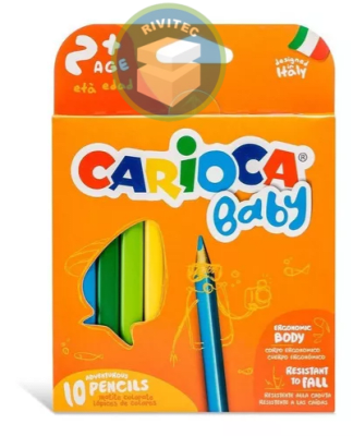 LAPICES BABY 10 COLORES TRIANGULARES