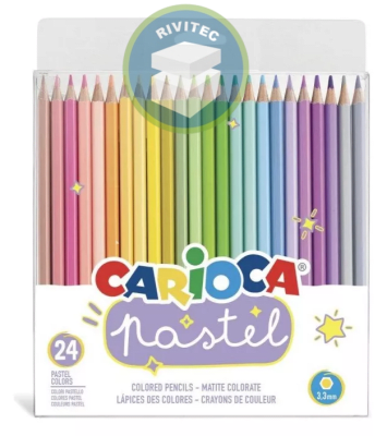 LAPICES 24 COLORES PASTEL