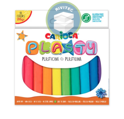 PLASTICINA 10 COLORES