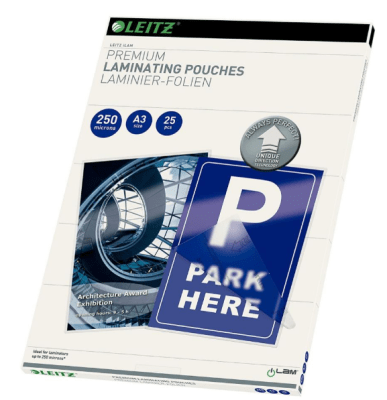 LAMINAS TERMOLAMINAR A3/250MIC/25UN