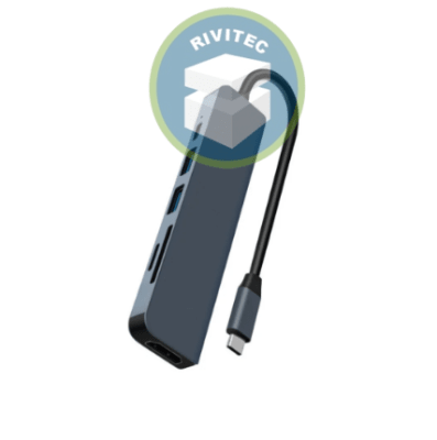 HUB C 6 EN 1  (HDMI-USB-UCBC-SD/TF)