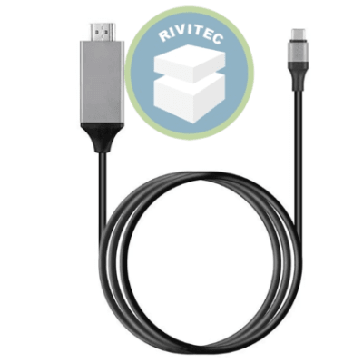 CABLE TIPO C A HDMI 2 METROS