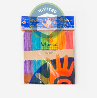 PALOS DE HELADO  DE COLORES