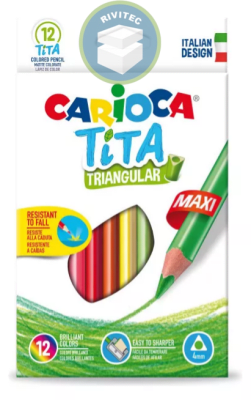LAPICES DE 12 COLORES JUMBO TRIANGULAR