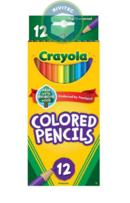LAPICES 12 COLORES CRAYOLA