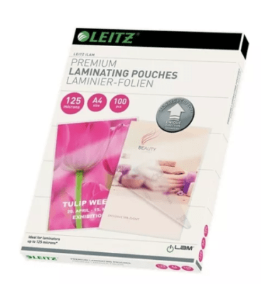 LAMINAS TERMOLAMINAR A4/125MIC/100UN