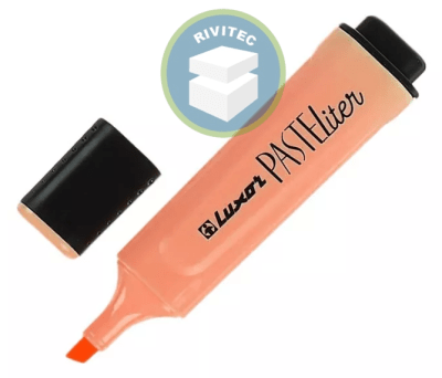 DESTACADOR NARANJO PASTEL