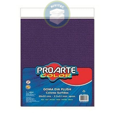 SET GOMA EVA PLUSH 6 COLORES