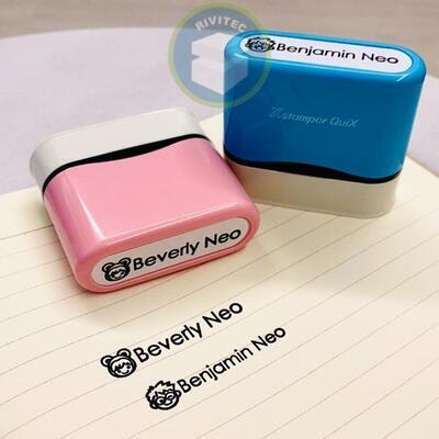 TIMBRE QN41 OVALADO ROSADO 9.5*46MM