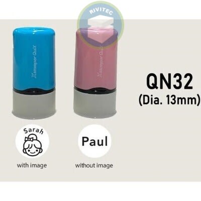 TIMBRE QN32 REDONDO ROSADO 13MM