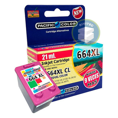 TINTA HP 664 XL COLOR 21 ML