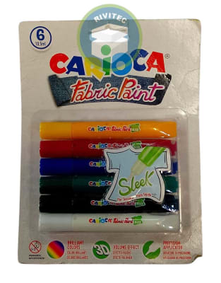 PINTURA PARA TELA 6 COLORES