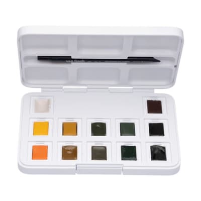 SET ACUARELA 12 COL TONOS NATURALES