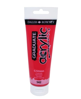 ACRILICO CRIMSON 120ML 542 DALER ROWNEY