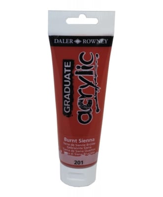 ACRILICO 120ML BURNT SIENNA 201 DALER ROWNEY