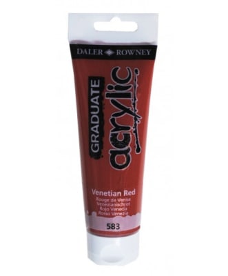 ACRILICO VENETIAN RED 120ML 583 DALER ROWNEY