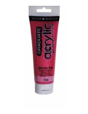 ACRILICO ROJO METALICO 120ML