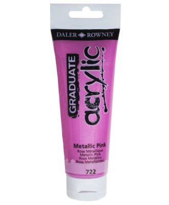 ACRILICO ROSA METALICO 120ML