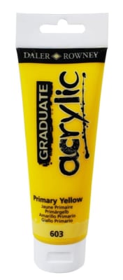 ACRILICO 120ML PRIMARY YELLOW 603 DALER ROWNEY