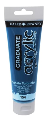 ACRILICO 120ML PHTHALO TURQUOISE 154 DALER ROWNEY