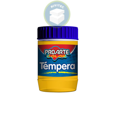 TEMPERA AMARILLO ORO 120 ML PROARTE1