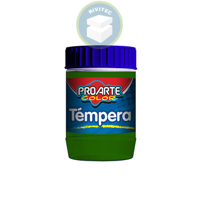 TEMPERA VERDE 120 ML PROARTE1