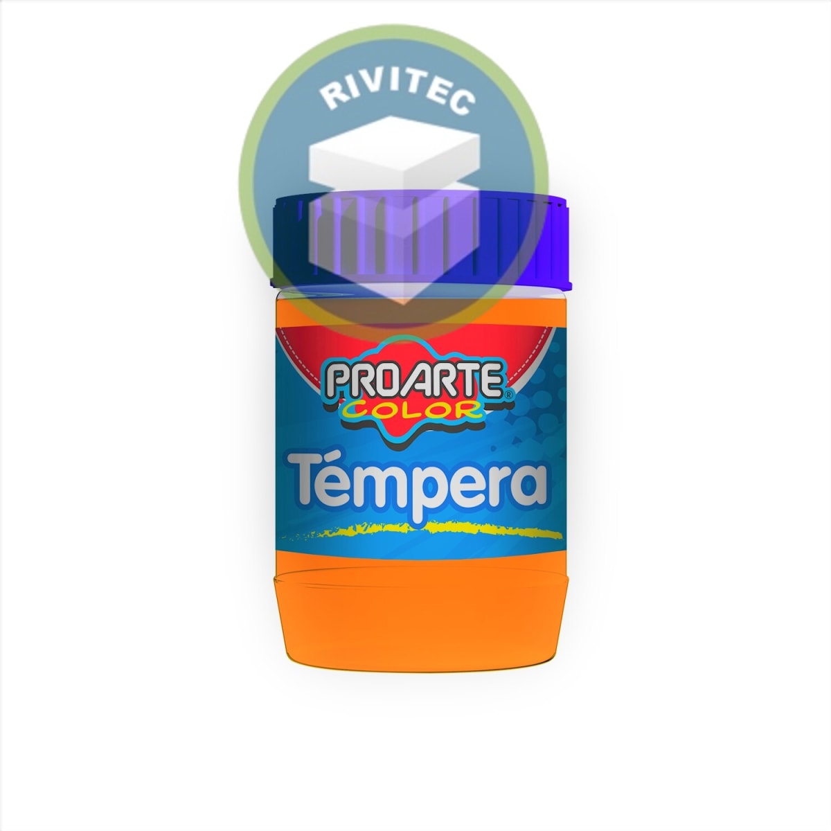 TEMPERA FLUOR NARANJA 120ML1