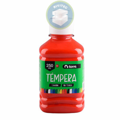 TEMPERA ROJA 250 ML TORRE1