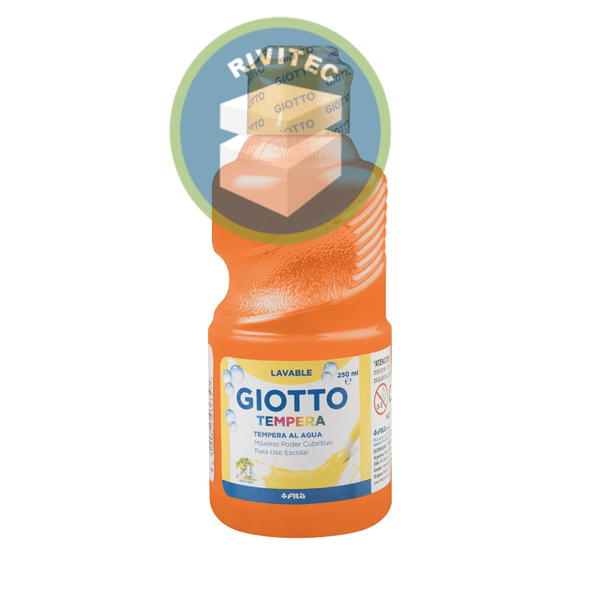 TEMPERA NARANJA 250 ML GIOTTO1