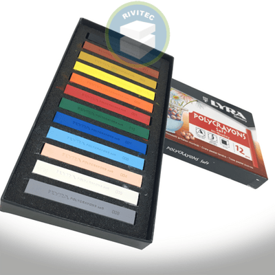 PASTEL POLYCRAYONS 12 COLORES1