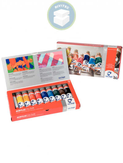 SET ACRÍLICO 10X40ML VAN GOGH1