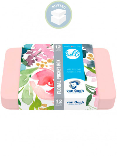 SET ACUARELA 12 COLORES FRAU HOLLE FLORAL1
