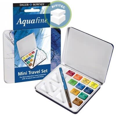 AQUARELA AQUAFINE 10 COLORES PROFESIONAL 1