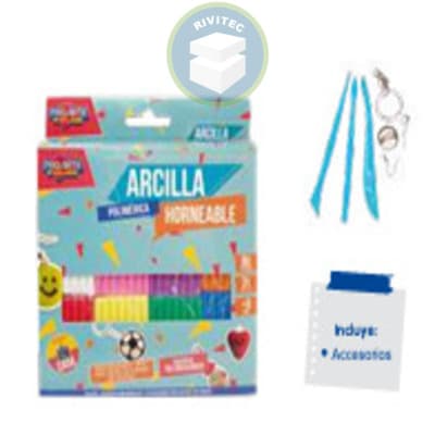 ARCILLA  POLIMERICA 8 COLORES HORNEABLE1