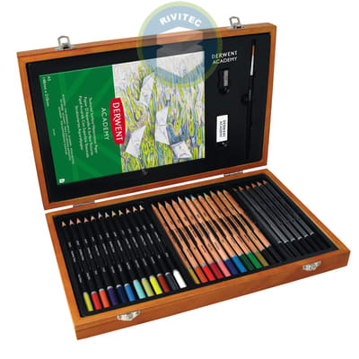 LÁPICES DE COLORES CAJA MADERA REGALO DERWEN1