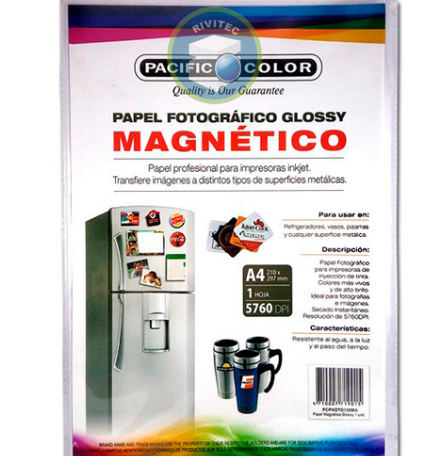 PAPEL FOTOGRAFICO MAGNETICO GLOSSY A41