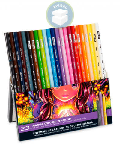 SET 23 LAPICES PREMIER MANGA1