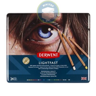 LAPIZ  COLOR LIGHTFAST 24 UNIDADES DERWENT1
